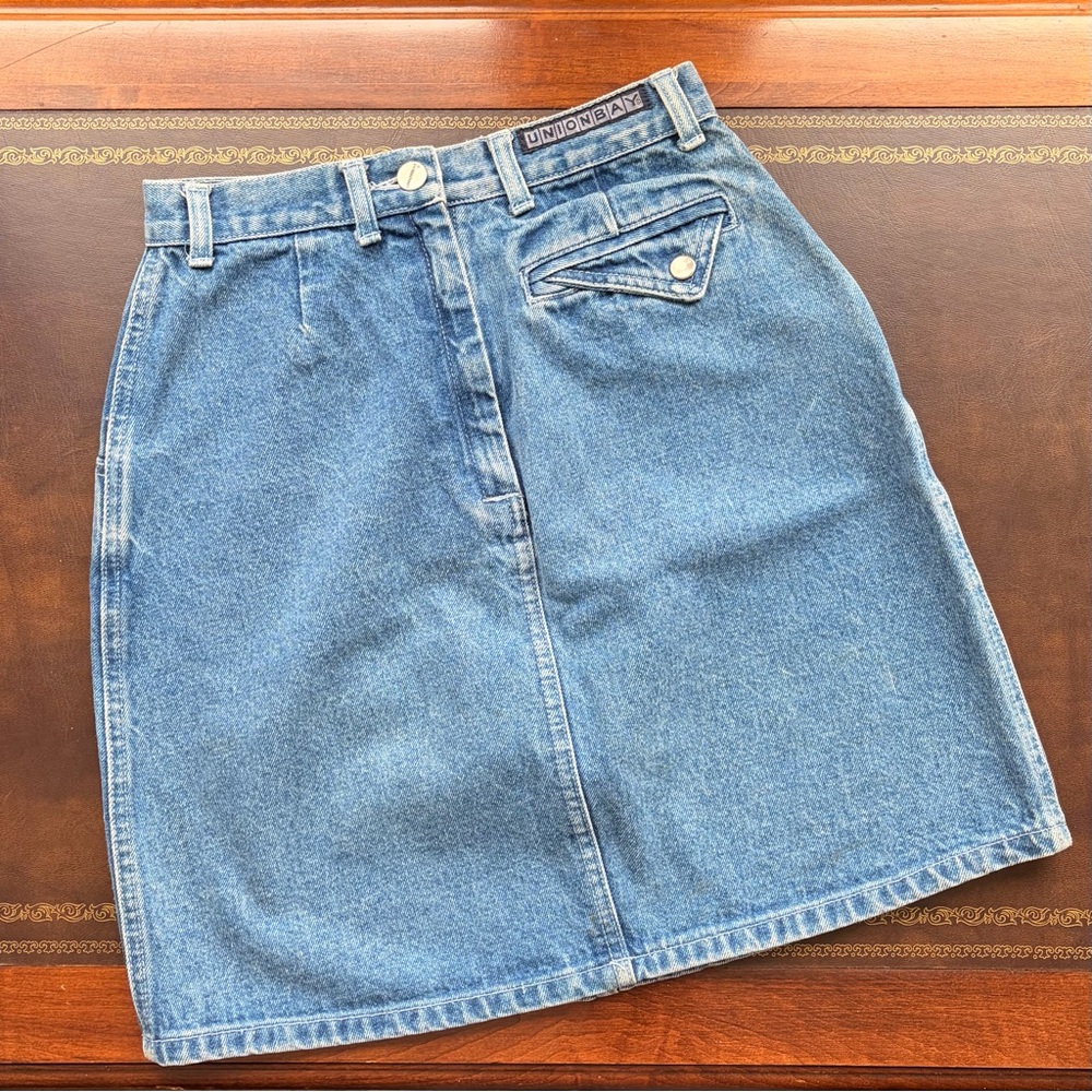 Vintage Unionbay Denim Skirt